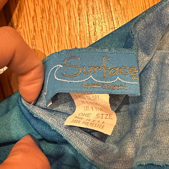 Blue Women's Swim Sarong - Picture 2 of 2